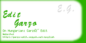 edit garzo business card
